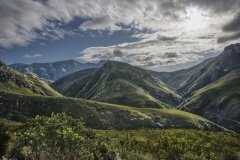 Two ravines in the Outeniqua Mountains, South Africa.